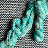 HAPPILY EVER AQUA -- Broadway sparkle sock yarn -- ready to ship