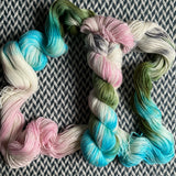 UN-BUD-LIEVABLE -- Broadway sparkle sock yarn -- ready to ship