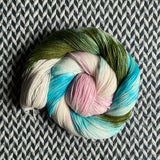 UN-BUD-LIEVABLE -- Broadway sparkle sock yarn -- ready to ship