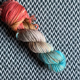 POLKA DOT -- Flushing Meadows bulky yarn -- ready to ship