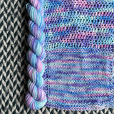 Fondant -- mini-skein -- Times Square sock yarn -- ready to ship