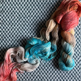 POLKA DOT -- Broadway sparkle sock yarn -- ready to ship
