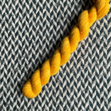 Gold Bracelets -- mini-skein -- Times Square sock yarn-- ready to ship
