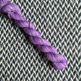 Lavender Macaron -- mini-skein -- Times Square sock yarn-- ready to ship