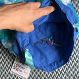 BLUE SPLASH -- project bag -- ready to ship