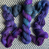 MOONLIT MERMAID -- Times Square sock  yarn -- ready to ship