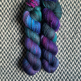 MOONLIT MERMAID -- Wave Hill zebra fingering yarn -- ready to ship