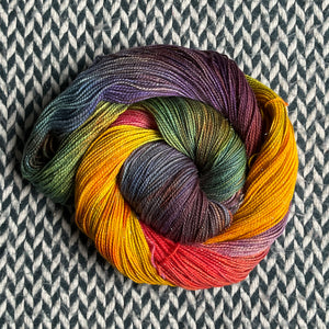 COMMUNITY GARDEN -- Broadway sparkle sock yarn -- ready to ship