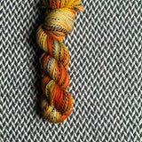 SQUASH BLOSSOM -- Wave Hill zebra fingering yarn -- ready to ship