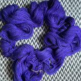 SHOCKWAVE BLUEBERRIES -- Harlem sock yarn -- ready to ship