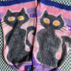 DOUBLE TROUBLE 2 -- hand-painted single-stranded sock blank -- ready to ship