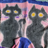 DOUBLE TROUBLE 3 -- hand-painted single-stranded sparkle sock blank -- ready to ship