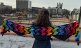 *Metamorphosize Scarf Crochet Pattern -- digital download (DK weight)