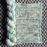 ALOE VIEW -- Half-Skein -- Harlem sock yarn -- ready to ship