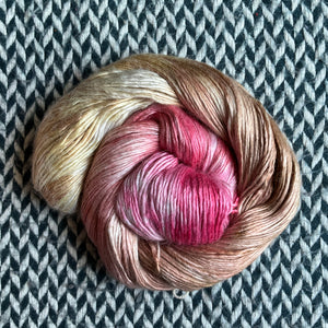 PINK SHANDY -- Crown Heights alpaca/silk fingering yarn -- ready to ship