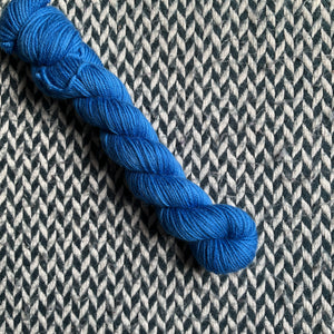 BLUE OF MY OBLIVION -- Half-Skein -- Greenwich Village DK yarn --ready to ship