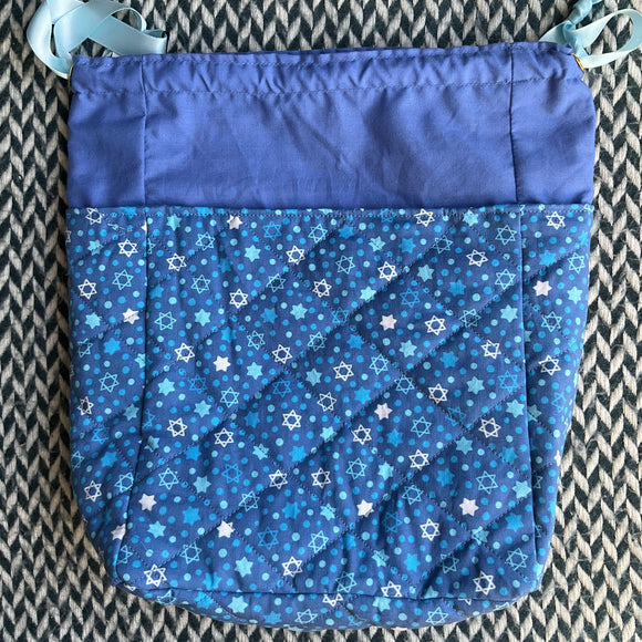 HOORAY FOR HANUKKAH -- project bag -- ready to ship