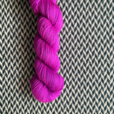 HIGHLIGHTER PURPLE -- Times Square merino/nylon sock yarn