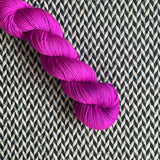 HIGHLIGHTER PURPLE -- Times Square merino/nylon sock yarn