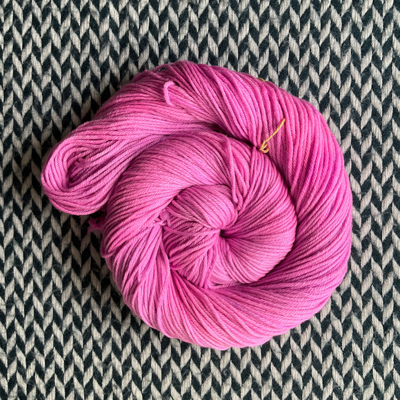 PINK RANGER -- dyed to order -- choose your yarn base
