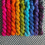 Muse Collection *9 Mini-Skein Set* -- Kew Gardens DK yarn -- ready to ship