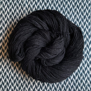 BLACKBIRD -- Broadway sparkle sock yarn -- ready to ship