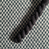 Night Smoke -- mini-skein -- Broadway sparkle sock yarn-- ready to ship