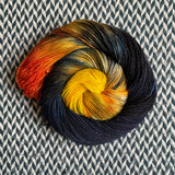 SOLAR ECLIPSE OF THE HEART -- Broadway sparkle sock yarn -- ready to ship