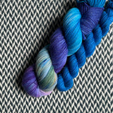 SEA DREAMS with Bluesy * Broadway Sparkle Sock Set * -- full-size skein with mini-skein -- ready to ship yarn