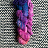 SUNSET DREAMS with Pink Clouds * Broadway Sparkle Sock Set * -- full-size skein with mini-skein -- ready to ship yarn
