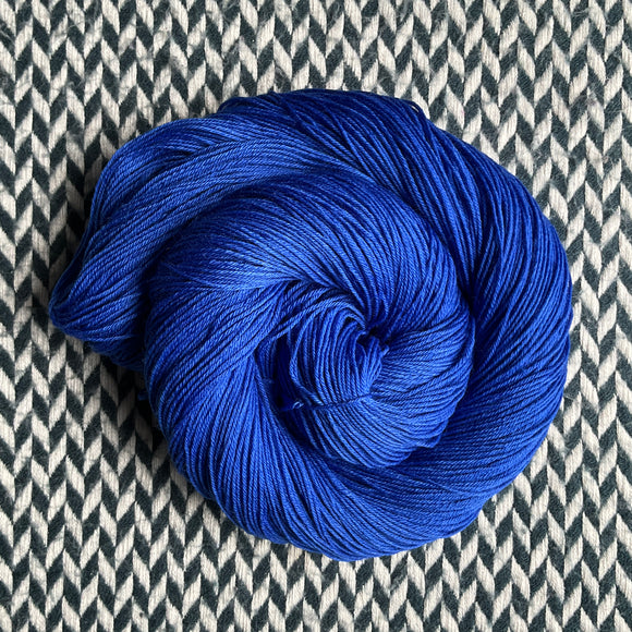 TRUE BLUE FRIEND -- dyed to order -- choose your yarn base