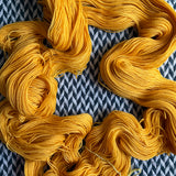 GOLD BRACELETS -- dyed to order -- choose your yarn base