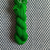 GREENEST -- dyed to order -- choose your yarn base