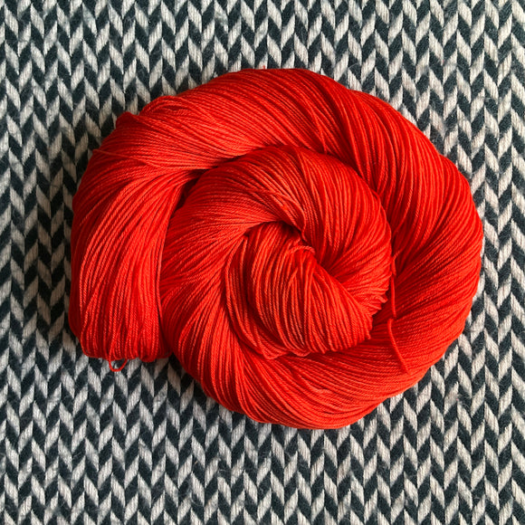 PUMPKIN -- dyed to order -- choose your yarn base