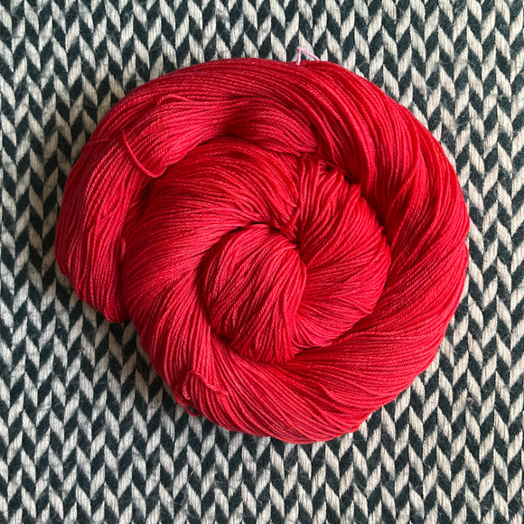TOMATO -- dyed to order -- choose your yarn base