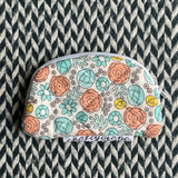 SPRINGTIME SYMPHONY -- small notion pouch with zipper -- ready to ship