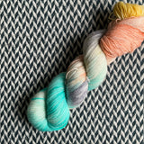 SPRINGTIME SYMPHONY -- Broadway sparkle sock yarn -- ready to ship