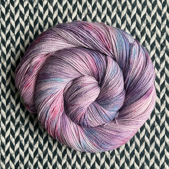 BERRIES AND CREAM -- Broadway sparkle sock yarn -- ready to ship