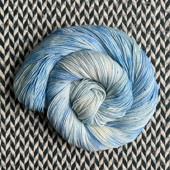 PICTURE PERFECT SKY -- Broadway sparkle sock yarn -- ready to ship