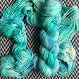 SEA GLASS -- dyed to order -- choose your yarn base