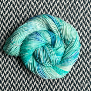 SEA GLASS -- dyed to order -- choose your yarn base