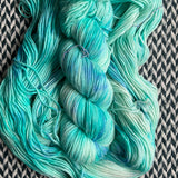 SEA GLASS -- dyed to order -- choose your yarn base