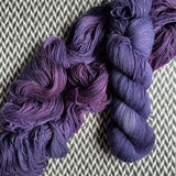 VIOLET VARIETY -- Broadway sparkle sock yarn -- ready to ship