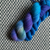 SEA DREAMS with Bluesy * Broadway Sparkle Sock Set * -- full-size skein with mini-skein -- ready to ship yarn