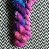 SUNSET DREAMS with Pink Clouds * Broadway Sparkle Sock Set * -- full-size skein with mini-skein -- ready to ship yarn