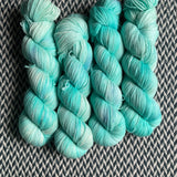 SEA GLASS -- Broadway sparkle sock yarn -- ready to ship