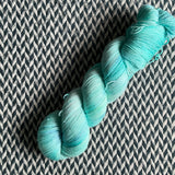 SEA GLASS -- Broadway sparkle sock yarn -- ready to ship