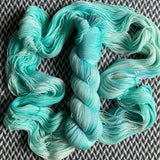 SEA GLASS -- Broadway sparkle sock yarn -- ready to ship