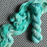 SEA GLASS -- Broadway sparkle sock yarn -- ready to ship