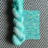 SEA GLASS -- Broadway sparkle sock yarn -- ready to ship